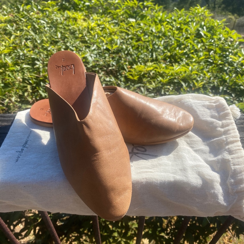 BEEK mules size 8